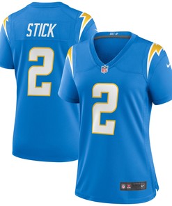 Easton Stick Los Angeles Chargers Womens Game Jersey - Powder Blue Nfl - Robokeg