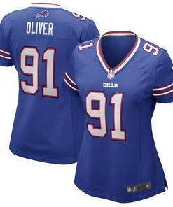 Ed Oliver Buffalo Bills Womens Game Jersey - Royal Nfl - Robokeg