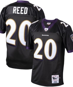 Ed Reed Baltimore Ravens Mitchell & Ness 2004 Authentic Throwback Retired Player Jersey - Black Nfl - Robokeg