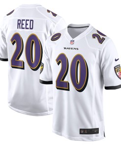 Ed Reed Baltimore Ravens Retired Player Game Jersey - White Nfl - Robokeg