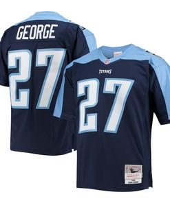 Eddie George Tennessee Titans Mitchell & Ness 1999 Legacy Replica Jersey - Navy Nfl - Robokeg