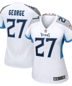 Eddie George Tennessee Titans Womens Retired Game Jersey - White Nfl - Robokeg