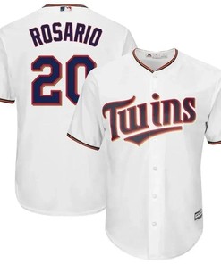 Eddie Rosario Minnesota Twins Alternate Cool Base Player Jersey - White - Robokeg