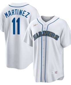 Edgar Martinez Seattle Mariners Home Cooperstown Collection Replica Player Jersey - White Mlb - Robokeg