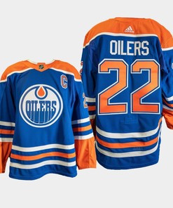 Edmonton Oilers 22 Blue Home Primegreen Jersey 2022-23 - Robokeg