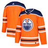 Edmonton Oilers Adidas Home Authentic Blank Jersey - Orange Nhl - Robokeg