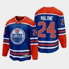 Edmonton Oilers Brad Malone 24 2022-23 Home Royal Jersey Premier - Robokeg