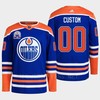 Edmonton Oilers Custom 00 Royal Primegreen Lee Ryan Hall Of Fame Patch Jersey 2022 - Robokeg
