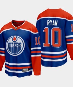 Edmonton Oilers Derek Ryan 10 2022-23 Home Royal Jersey Premier - Robokeg