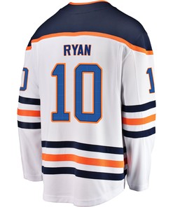 Edmonton Oilers Derek Ryan 10 Away 2022 Stanley Cup Champions Breakaway Men Jersey - White - Robokeg
