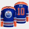 Edmonton Oilers Derek Ryan 10 Royal Primegreen 2022-23 Home Jersey - Robokeg