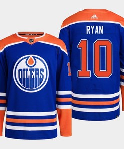 Edmonton Oilers Derek Ryan 10 Royal Primegreen 2022-23 Home Jersey - Robokeg