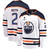 Edmonton Oilers Duncan Keith 2 Away 2022 Stanley Cup Champions Breakaway Men Jersey - White - Robokeg
