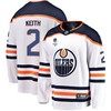 Edmonton Oilers Duncan Keith 2 Away 2022 Stanley Cup Final Breakaway Men Jersey - White - Robokeg