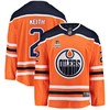 Edmonton Oilers Duncan Keith 2 Home 2022 Stanley Cup Champions Breakaway Men Jersey - Orange - Robokeg