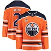 Edmonton Oilers Duncan Keith 2 Home 2022 Stanley Cup Final Breakaway Men Jersey - Orange - Robokeg