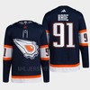 Edmonton Oilers Evander Kane 91 Navy Primegreen Reverse Retro 2.0 Jersey 2022 - Robokeg