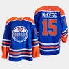 Edmonton Oilers Greg McKegg 15 Blue Primegreen 2022-23 Home Jersey - Robokeg
