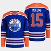 Edmonton Oilers Greg McKegg 15 Royal Primegreen 2022-23 Home Jersey - Robokeg