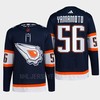 Edmonton Oilers Kailer Yamamoto 56 Navy Primegreen Reverse Retro 2.0 Jersey 2022 - Robokeg