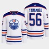 Edmonton Oilers Kailer Yamamoto 56 White Away Primegreen Jersey 2022-23 - Robokeg