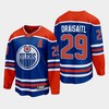Edmonton Oilers Leon Draisaitl 29 2022-23 Home Royal Jersey Premier - Robokeg