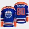 Edmonton Oilers Markus Niemelainen 80 Royal Primegreen 2022-23 Home Jersey - Robokeg