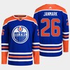 Edmonton Oilers Mattias Janmark 26 Royal Primegreen 2022-23 Home Jersey - Robokeg
