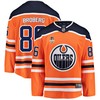 Edmonton Oilers Philip Broberg 86 Home 2022 Stanley Cup Final Breakaway Men Jersey - Orange - Robokeg