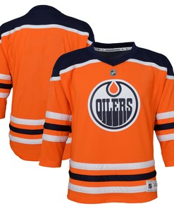 Edmonton Oilers Preschool Home Replica Jersey - Orange Nhl - Robokeg