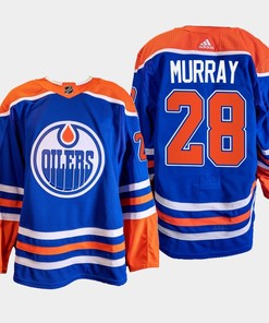 Edmonton Oilers Ryan Murray 28 Royal Primegreen 2022-23 Home Jersey - Robokeg