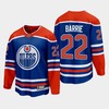 Edmonton Oilers Tyson Barrie 22 2022-23 Home Royal Jersey Premier - Robokeg