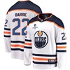 Edmonton Oilers Tyson Barrie 22 Away 2022 Stanley Cup Champions Breakaway Men Jersey - White - Robokeg