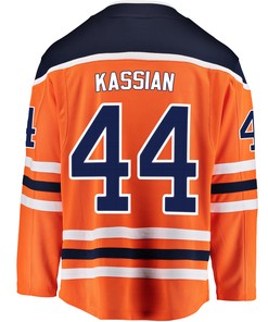 Edmonton Oilers Zack Kassian 44 Home 2022 Stanley Cup Champions Breakaway Men Jersey - Orange - Robokeg