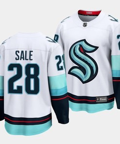 Eduard Sale #28 Seattle Kraken 2023 NHL Draft Away Men Jersey - Blue - Robokeg