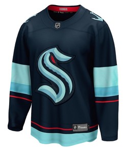 Eduard Sale #28 Seattle Kraken 2023 NHL Draft Home Men Jersey - Blue - Robokeg
