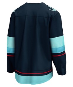 Eduard Sale #28 Seattle Kraken 2023 NHL Draft Home Men Jersey - Blue - Robokeg