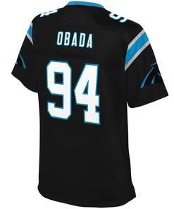 Efe Obada Carolina Panthers Nfl Pro Line Womens Player Jersey - Black - Robokeg