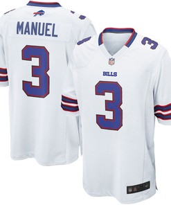 Ej Manuel Buffalo Bills Nike Game Jersey - White - Robokeg