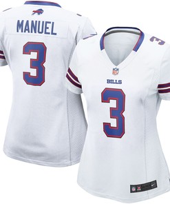 Ej Manuel Buffalo Bills Nike Womens Game Jersey - White - Robokeg