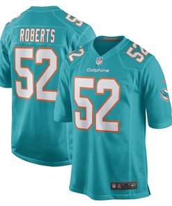 Elandon Roberts Miami Dolphins Game Player Jersey - Aqua Nfl - Robokeg
