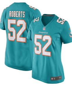 Elandon Roberts Miami Dolphins Womens Game Player Jersey - Aqua Nfl - Robokeg