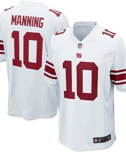 Eli Manning New York Giants Game Jersey White Nfl - Robokeg