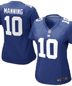Eli Manning New York Giants Nike Girls Youth Game Jersey - Royal Blue - Robokeg