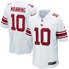 Eli Manning New York Giants Nike Youth Game Jersey - White - Robokeg