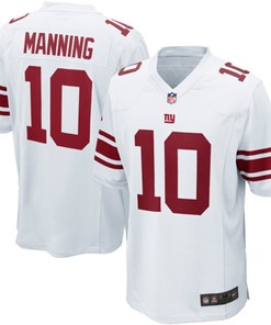 Eli Manning New York Giants Nike Youth Game Jersey - White - Robokeg