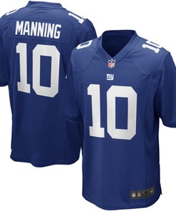 Eli Manning New York Giants Nike Youth Team Color Game Jersey - Royal Blue - Robokeg
