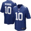 Eli Manning New York Giants Team Color Game Jersey Royal Blue Nfl - Robokeg