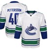 Elias Pettersson Vancouver Canucks 2019/20 Away Premier Player Jersey - White Nhl - Robokeg