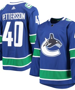 Elias Pettersson Vancouver Canucks Adidas 2020/21 Authentic Home Player Jersey - Blue Nhl - Robokeg